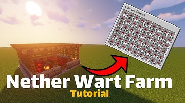 Minecraft 1.18.1 | Nether Wart Farm Design