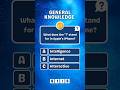 Can you score 3/3? General knowledge Quiz #shorts