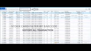 guide stock card barcode report dynamics ax screenshot 1