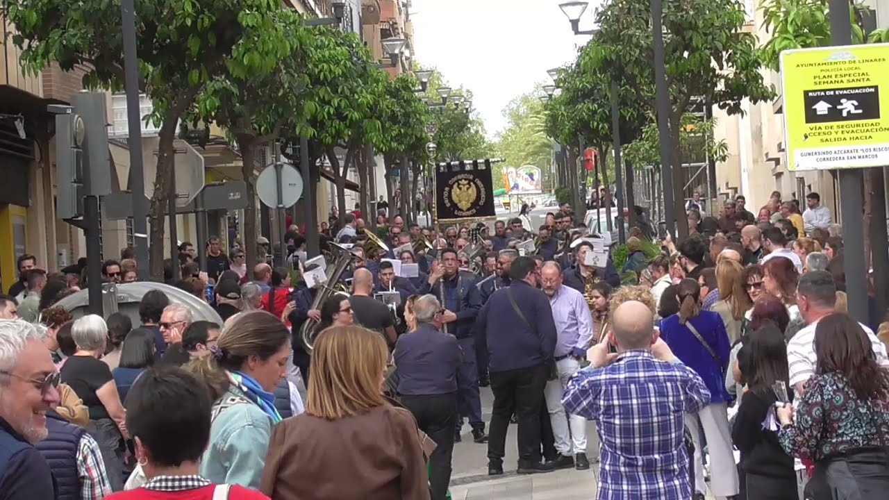 Banda Nazareno Linares 2025 Corazones Morados
