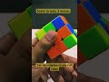 2 moves solution  solve cube in 2 moves