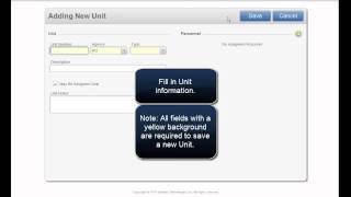 Adding A New Unit screenshot 1