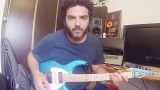 Video thumbnail of "איך מנגנים את סולו הגיטרה של "רוצה שנתממש" - גיא מזיג"