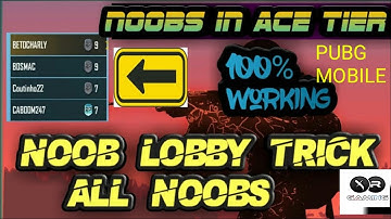 how to get noob lobbies in pubg mobile// noob lobbies in pubg mobile in asia server