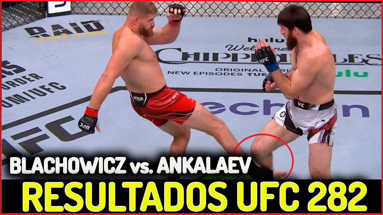 TODOS OS RESULTADOS UFC 282: JAN BLACHOWICZ X MAGOMED ANKALEV