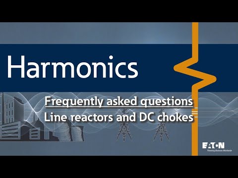 1 - Harmonic solutions - what is a line reactor or DC choke and how does it work?