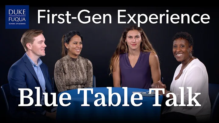 Blue Table Talk - First-generation Student Experie...