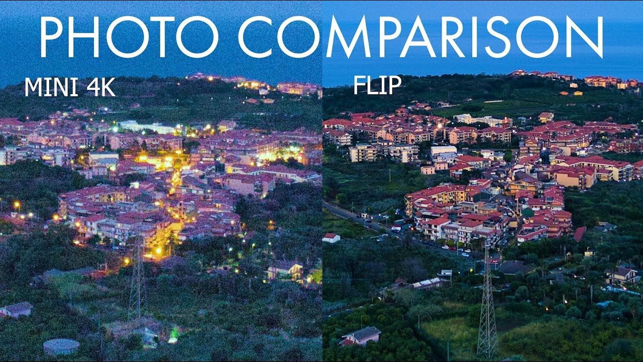 DJI Flip vs Mini 4k Photography - Photo Quality and Functionalities