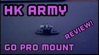 HK army GO PRO mount REVIEW!!! [How to install] ✅✅✅