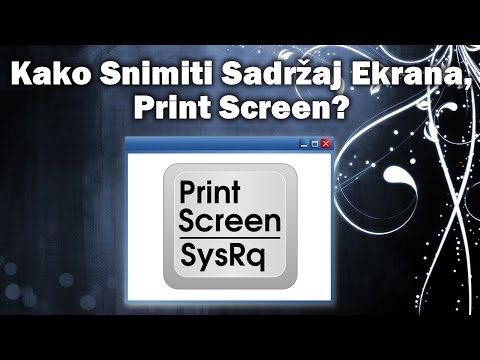 Video: Kako Kopirati Sadržaj Ekrana