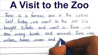 a visit to zoo essay-Essay writing in English