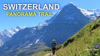 Best hiking in Switzerland 🇨🇭 Panorama Trail from Männlichen to Kleine Scheidegg