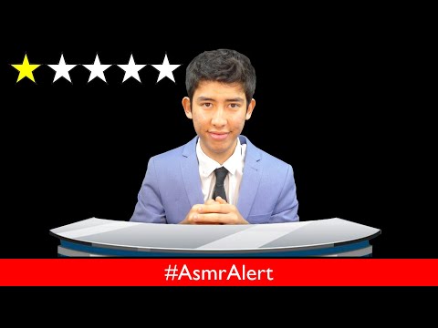 ASMR WORST reviewed news reporter (sorry)