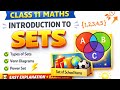 Class 11 Maths Chapter 1  Introduction to Sets | Don't Start Sets Without This video ! 🤯