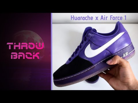 Nike Air Force 1 Huarache Supreme SP Black/Purple