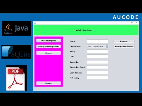 JAVA SQLite - Employee Payroll & Loan Management System - Part 15 | Update user record