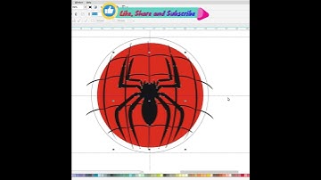 How to Draw the Spider-man Logo 🕸| How To Draw Spiderman Homecoming Logo in coreldraw #spiderman