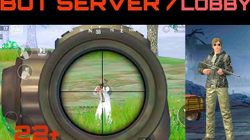 PUBG MOBILE LITE BOT LOBBY GAME PLAY VIDEO. 22+ KILLS ONLY BOTS.☠️.