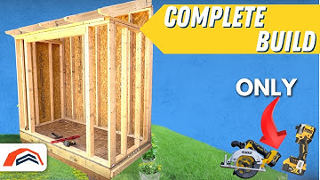 Fast And Easy Shed That Fit Any Home | 4x8 Lean-To Shed