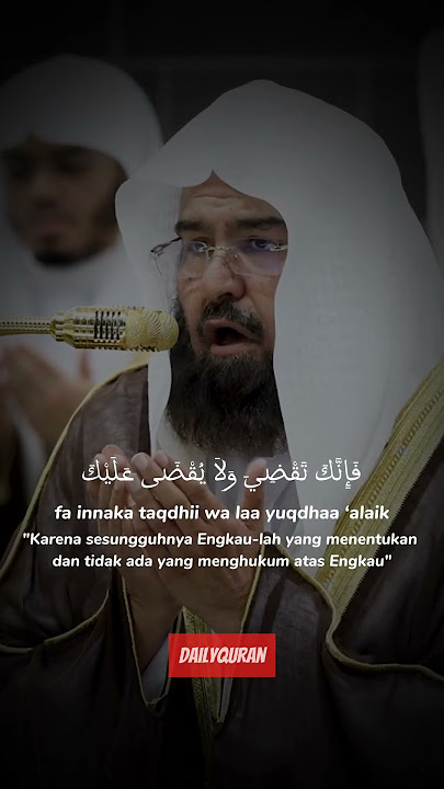 Doa qunut Syekh Abdur Rahman As Sudais