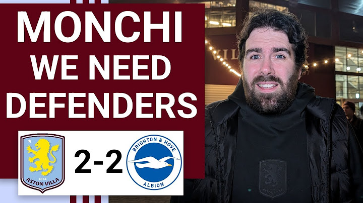ASTON VILLA CAN'T DEFEND, SIMPLE! | ASTON VILLA 2-2 BRIGHTON