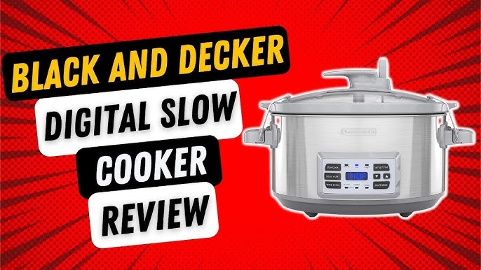 Unboxing the BLACK+DECKER 7 Quart Programmable Slow Cooker with
