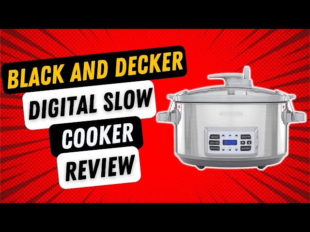 BLACK+DECKER 7-Quart Digital Slower Cooker 