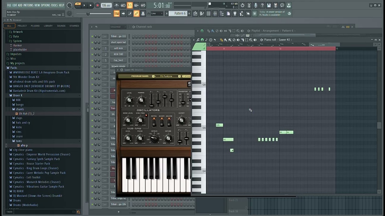 How I produced a By4/ splash Dan Tshanda type of beat 