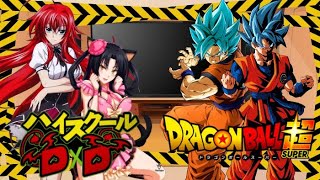  Chicas De High School Dxd Reacciónan A Goku  Parte 1/4 