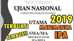 99% TEMBUS, Bocoran Soal UN Matematika SMA - IPA 2019 - Durasi: 46.50. 