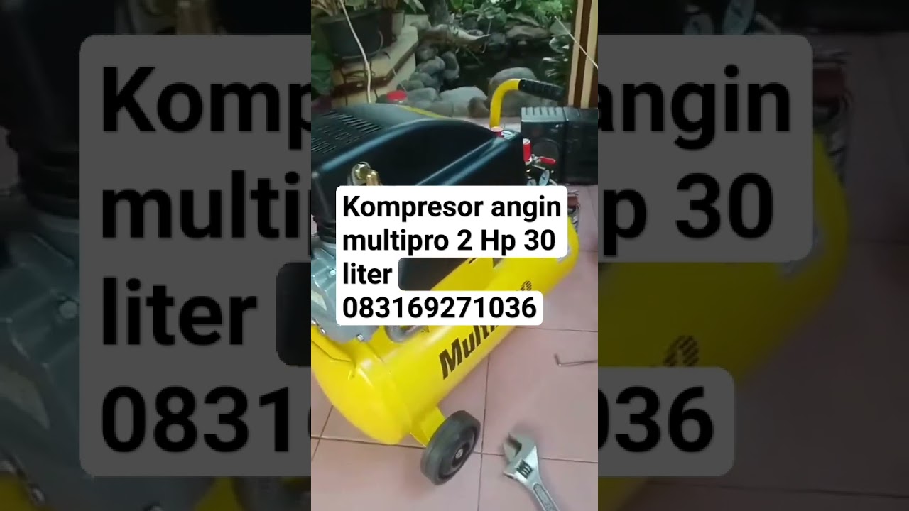 Kompresor angin multipro 2 Hp 30 liter . terlaris 