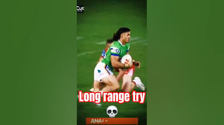Kaeo Weekes' Lightning Run! 🔥 Full Field Try vs Dragons | NRL 2025 Highlight #nrl2025 #nrl #rugby