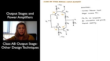 Class AB Output Stage: Other Design Techniques