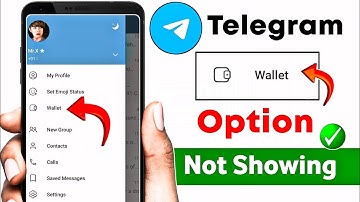 Telegram wallet option not showing | Telegram wallet show nahi ho raha hai |Telegram wallet not show