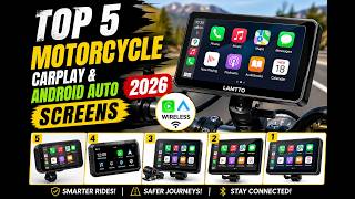 Motorcycle CarPlay &amp; Android Auto Screens 2026 – Top 5 Smart Displays for Safer Riding &amp; Navigation