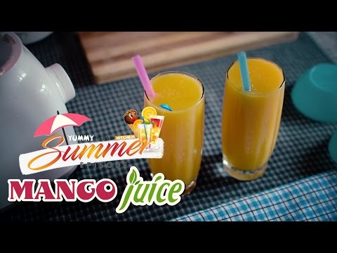 Homemade Fresh Mango Juice Recipe | Yummy Nepali Kitchen