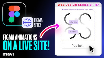 How To Publish Your FIGMA ANIMATIONS to The Web (Web Design ep. 47 • #figma #course)