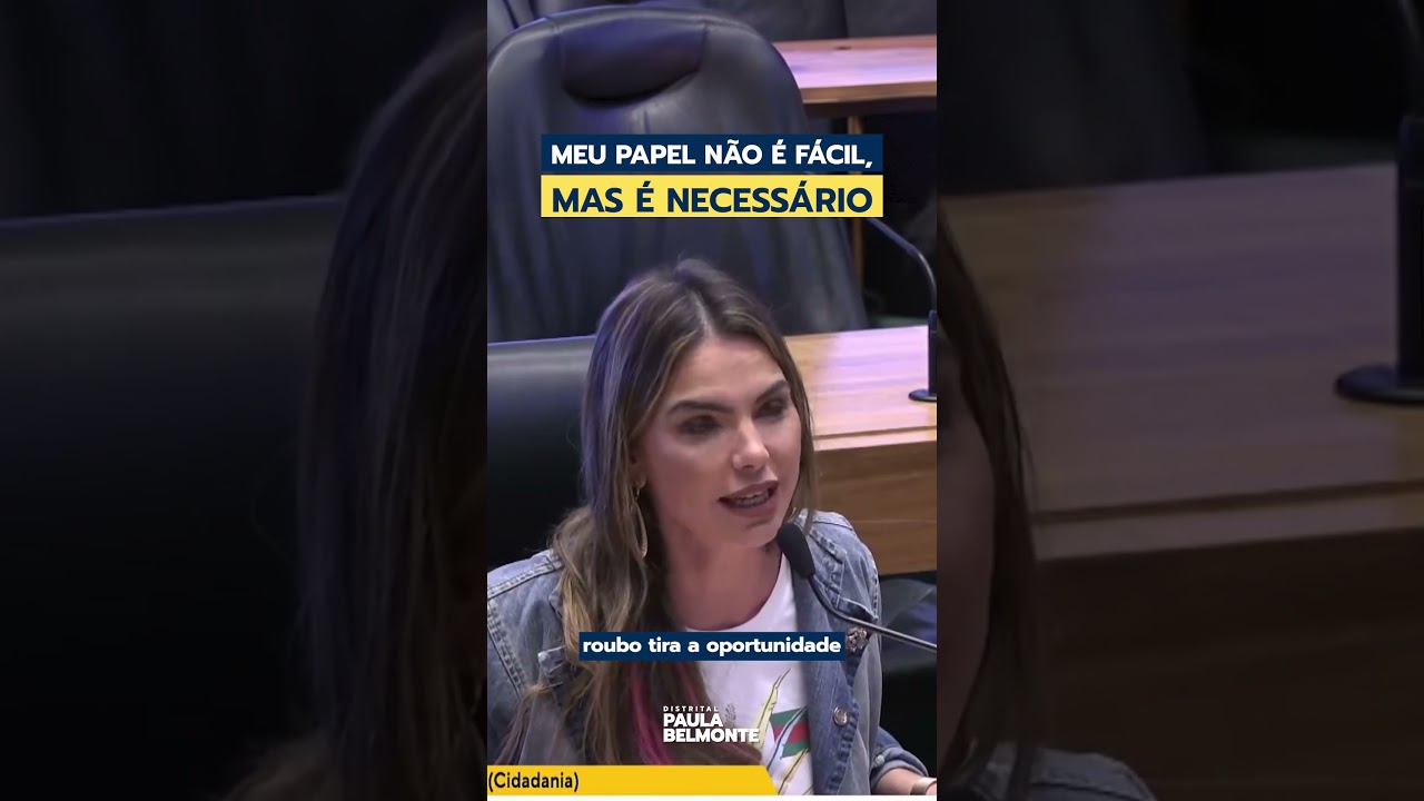 MEU PAPEL NA CPI NÃO É FÁCIL, MAS É NECESSÁRIO- PAULA BELMONTE