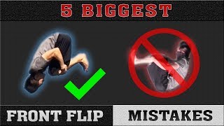 5 Biggest Front Flip Mistakes | Perfect Your Front Flip!
