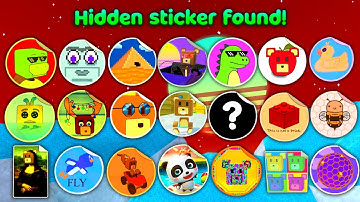 ALL HIDDEN STICKERS FOUND!! How To Find Hidden Stickers Super Bear Adventure Gameplay Walkthrough! 