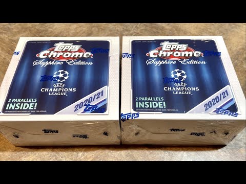 NEW RELEASE! 2020/2021 TOPPS CHROME SAPPHIRE UEFA CHAMPIONS
