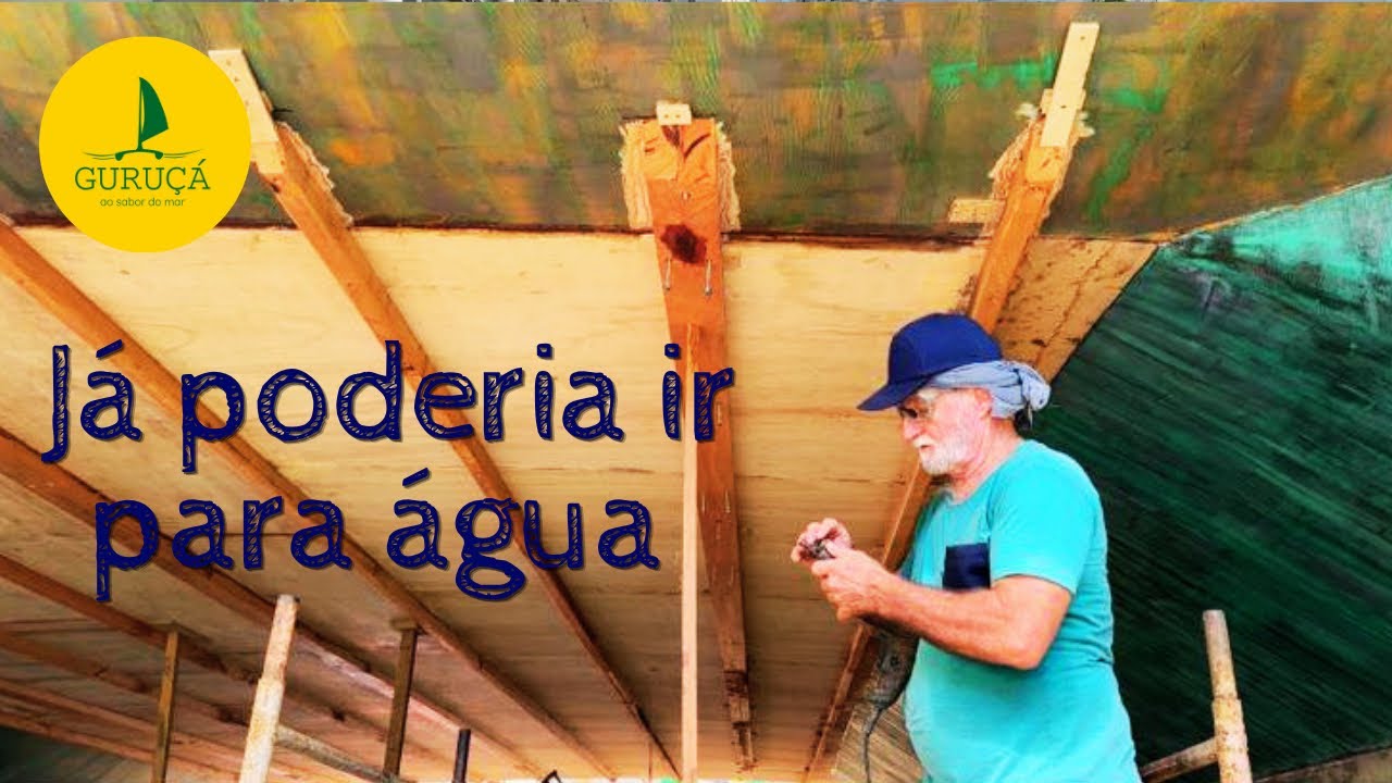 ⁣368| O BARCO JÁ PODERIA IR PARA ÁGUA CASO FOSSE NECESSÁRIO - construindo um veleiro catamarã.