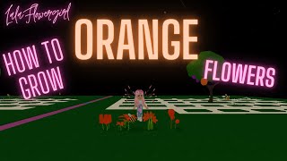 How to grow Orange flowers in Roblox Islands