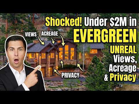 Home Backs to Unbuildable Land in Evergreen