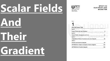 BPHCT-133 Scalar fields and their gradient