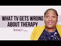 What tv gets wrong about therapy