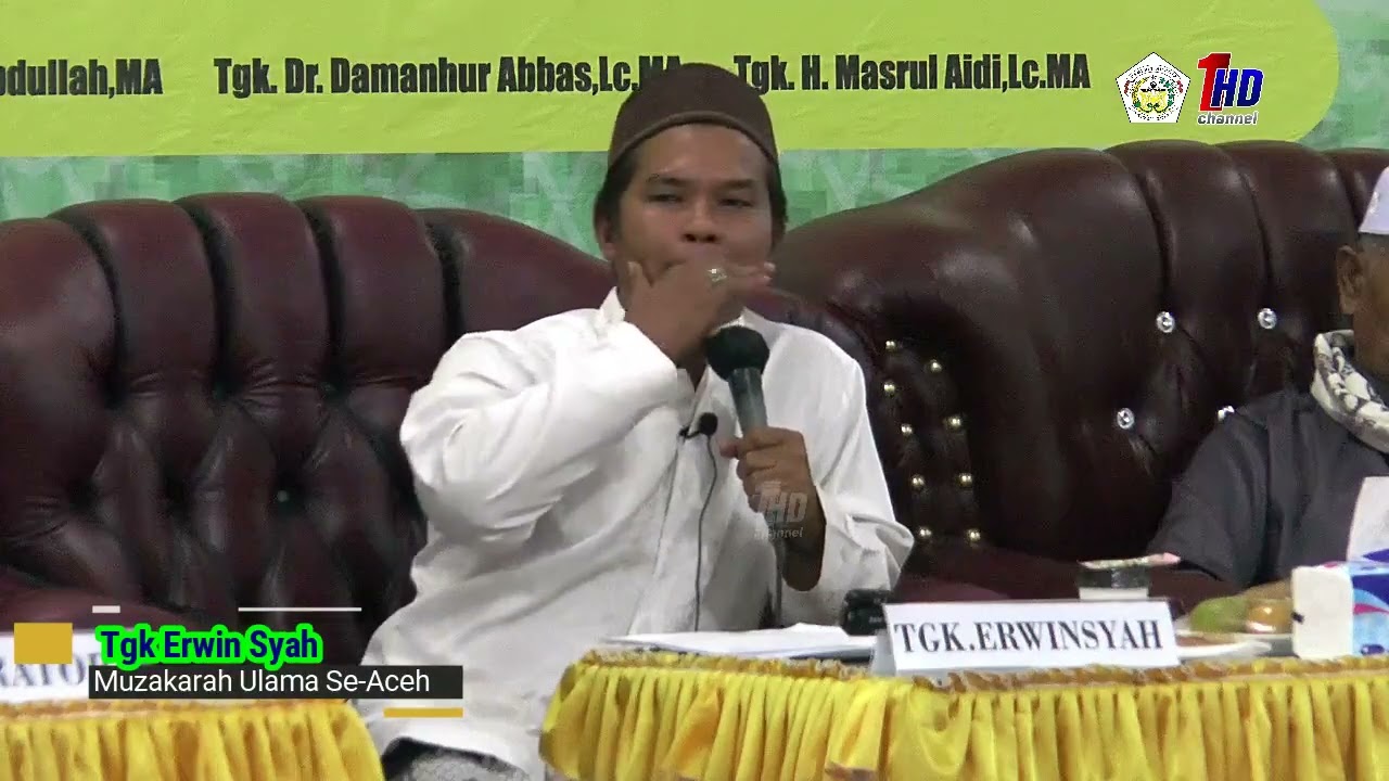 Muzakarah Ulama Se Aceh - Tgk Erwin Syah - Penerapan Fiqih Mu’amalah Dalam Praktek Ekonomi Syari’ah