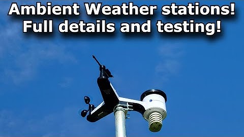 Ambient weather station WS 2902 full test and details! #757