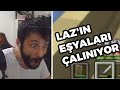 EKİPLE MİNECRAFT! LAZ&#39;IN EŞYALARI ÇALINIYOR!