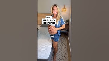 How To Sleep Comfortably While Pregnant 🤰 #pregnancy